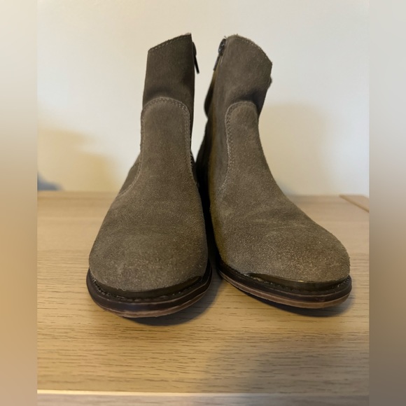 MTNG Molly Taupe Suede Ankle Boots - Picture 4 of 4